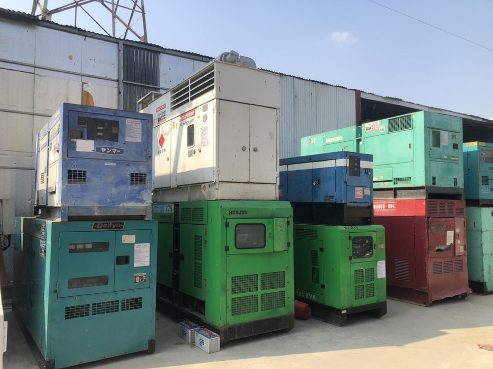 kho máy phát điện cho thuê
